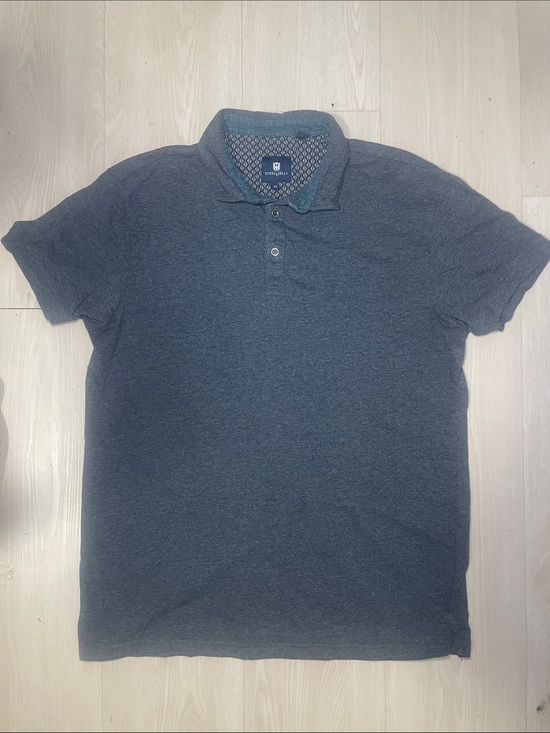Steel & Jelly Other - STEELS & JELLY Polo Men's Dark Gray Polo Shirt with Contrast Trim